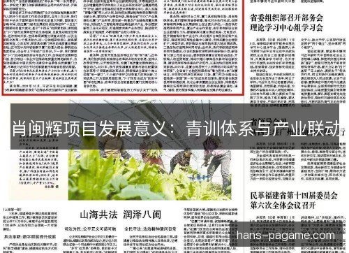 肖闽辉项目发展意义:青训体系与产业联动 肖闽辉项目发展意义:青训体系与产业联动